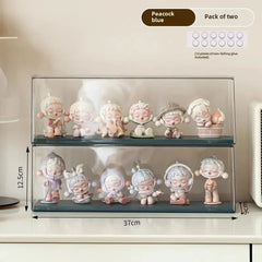 ELMAS Acrylic Storage Box Dustproof Cabinet for Home Goods