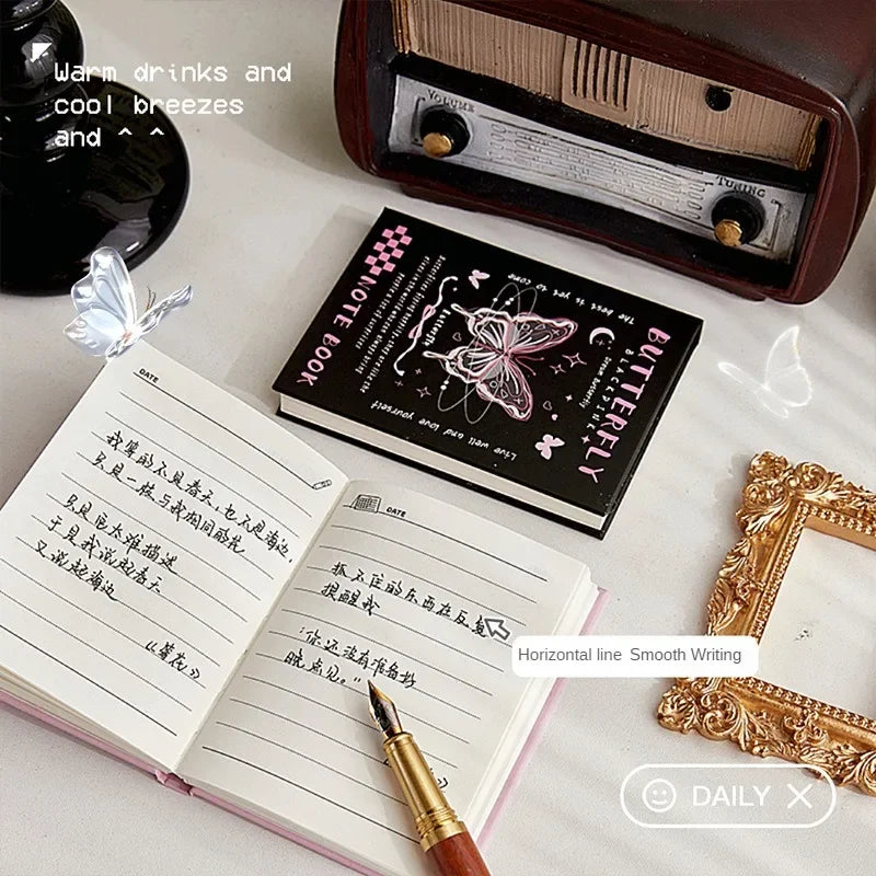 ELMAS High-Grade Butterfly A7 Portable Notebook for Students - Al Masam Stationery LLC