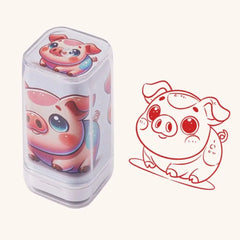 Dragon Monkey Zodiac Stamps Hand Account DIY Painting Cute Animals Seal Cartoon Stationery Animals Figure Stamps Boys and Girls