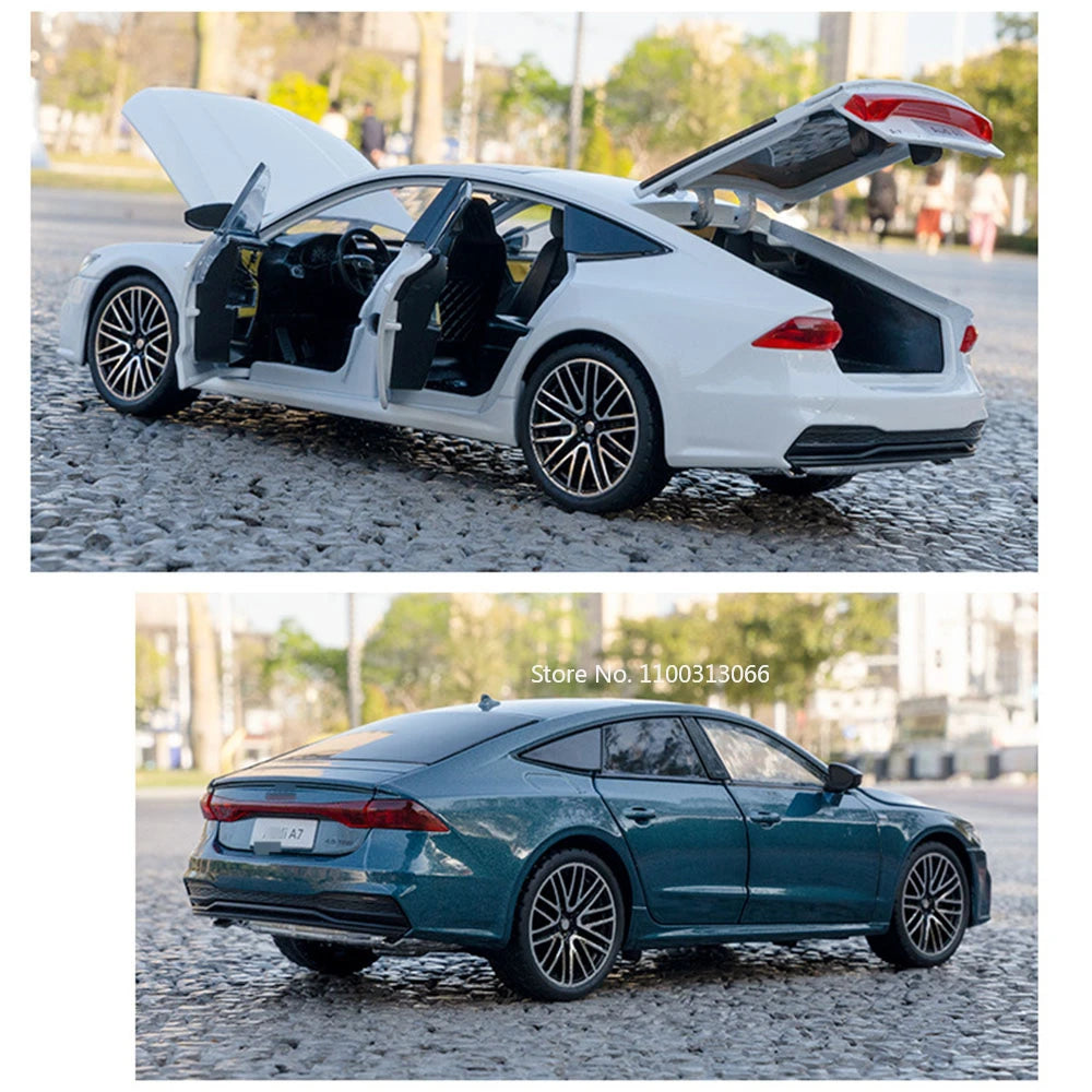 ELMAS 1/24 A7 Alloy Model Car Toys with Light Sound - Al Masam Stationery LLC