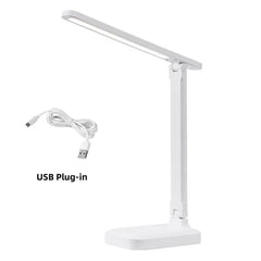 ELMAS Touch Dimmable LED Foldable Desk Lamp with USB Charging