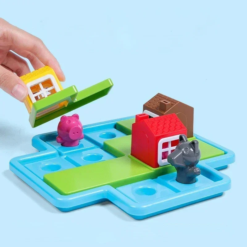 ELMAS Three Little Pigs Smart Hide Seek Game for Kids - Al Masam Stationery LLC