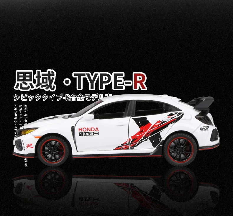ELMAS 1:32 HONDA CIVIC TYPE-R Diecast Car Model Gift - Al Masam Stationery LLC