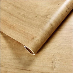ELMAS Retro Faux Wood Waterproof Vinyl Wallpaper Roll - Al Masam Stationery LLC