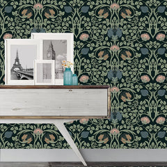ELMAS Custom Mural American Plants Flowers Wallpaper 3D - Al Masam Stationery LLC