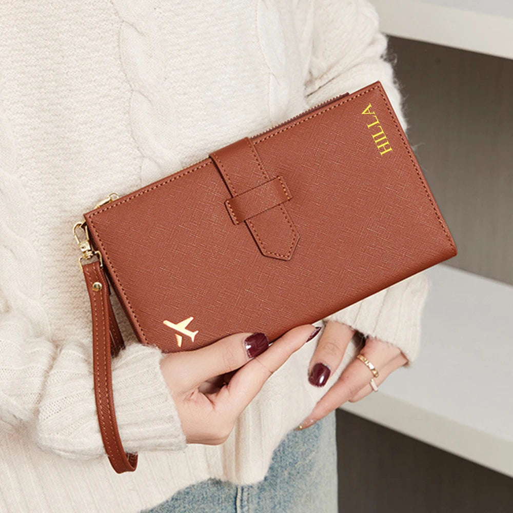 ELMAS Premium Leather A4 Clipboard Folder with Logo - Al Masam Stationery LLC