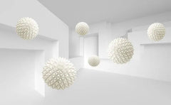 ELMAS Custom Photo 3D Wallpaper Mural Golden Pearl Pattern - Al Masam Stationery LLC
