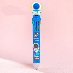 ELMAS Colorful Cartoon Astronaut Ballpoint Pens Set