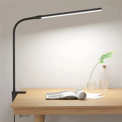 ELMAS Dimmable LED Desk Lamp with Dual/Single Head Design