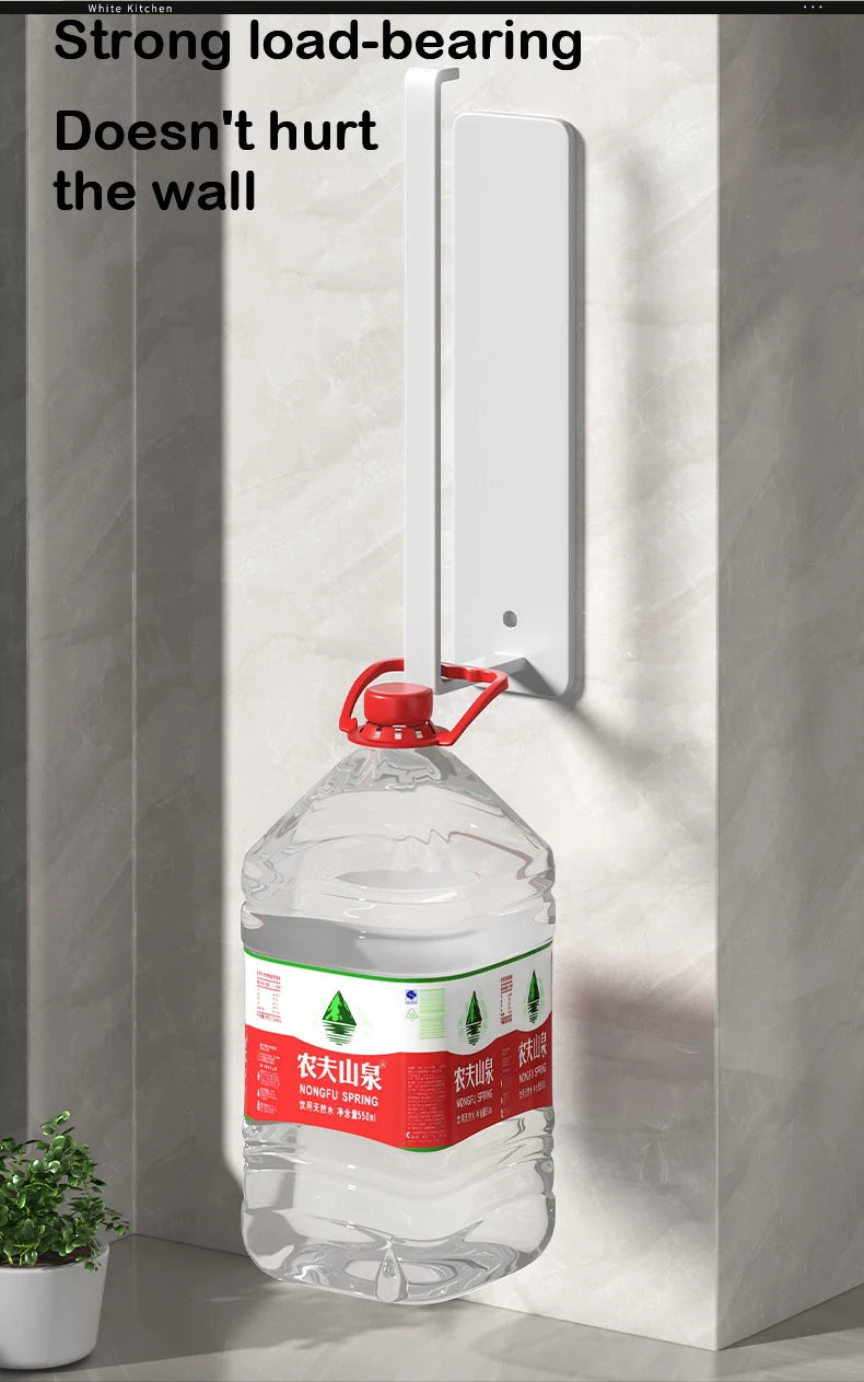 ELMAS Kitchen Paper Towel Holder Wall Mount Nail-Free Rack - Al Masam Stationery LLC