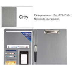 ELMAS Premium A4 PU Leather Clipboard Organizer - Al Masam Stationery LLC