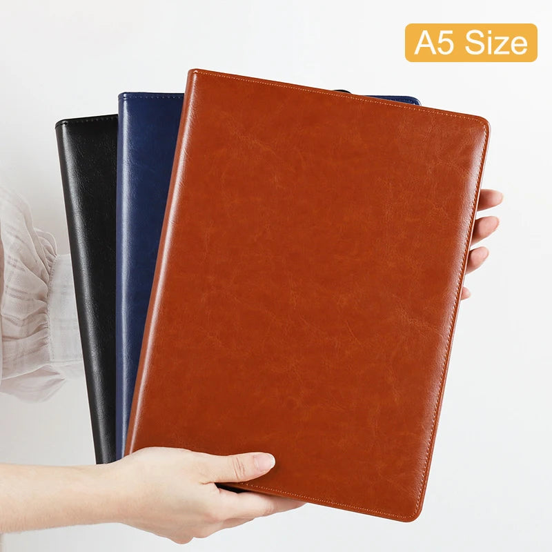 ELMAS Premium Leather Clipboard Padfolio for Professionals - Al Masam Stationery LLC
