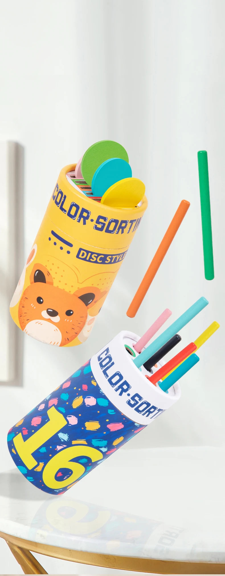 ELMAS Kids Color Classification Cognition Cup Toy - Al Masam Stationery LLC