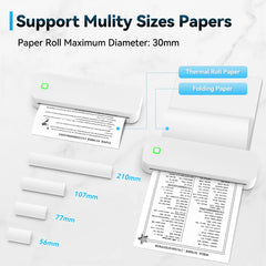 ELMAS Portable Mini Thermal Printer for A4 Tattoo Transfer