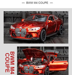 ELMAS 1:32 BMW M4 Coupe Sports Car Diecast Model Gift - Al Masam Stationery LLC
