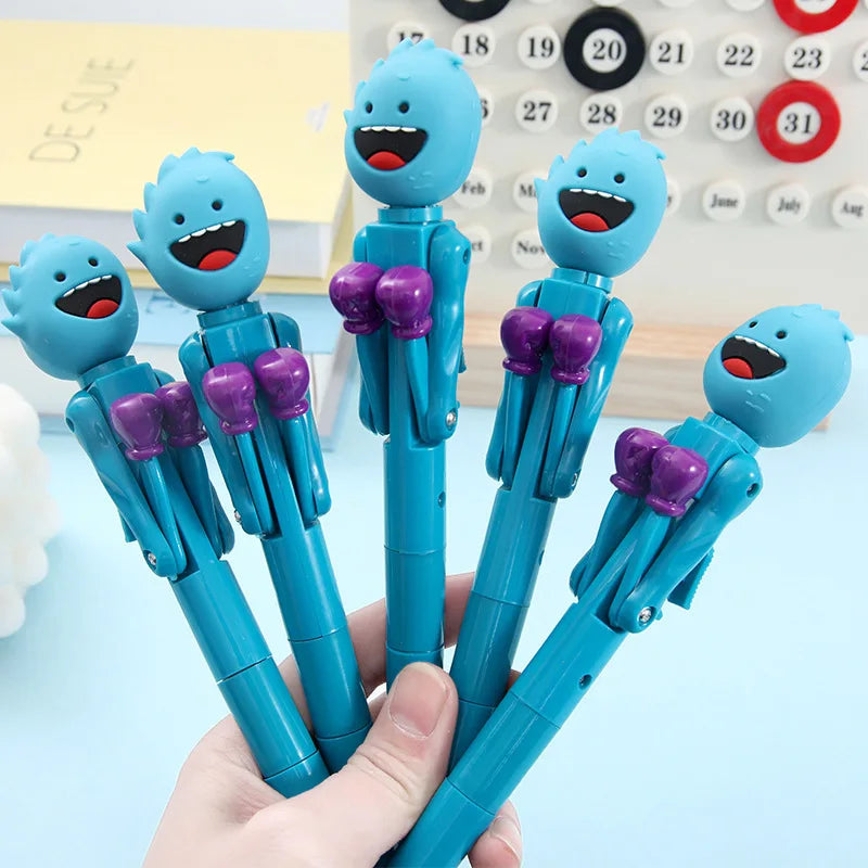 ELMAS Kawaii Unicorn Boxing Ballpoint Pens 12pcs Lot - Al Masam Stationery LLC