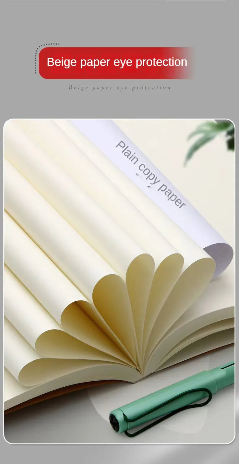 ELMAS A5 Thick Kraft Paper Notebook for Postgraduate Exams - Al Masam Stationery LLC