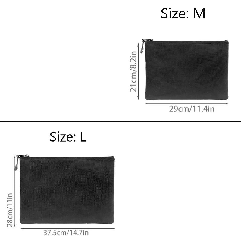 ELMAS Fireproof Waterproof Document Storage Organizer Bag - Al Masam Stationery LLC