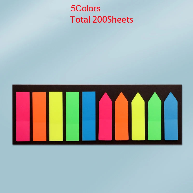 ELMAS Retro Morandi Sticky Notes Notepad School Supplies - Al Masam Stationery LLC