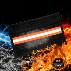 ELMAS Fireproof Waterproof Cash Organizer Bag