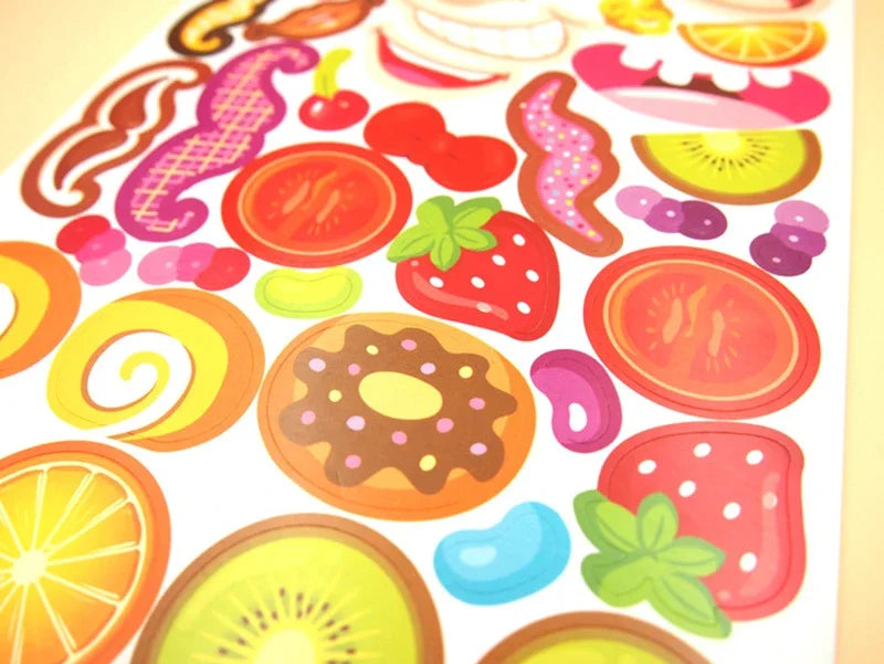 ELMAS Cute Cartoon Face Puzzle DIY Sticker Book Set - Al Masam Stationery LLC