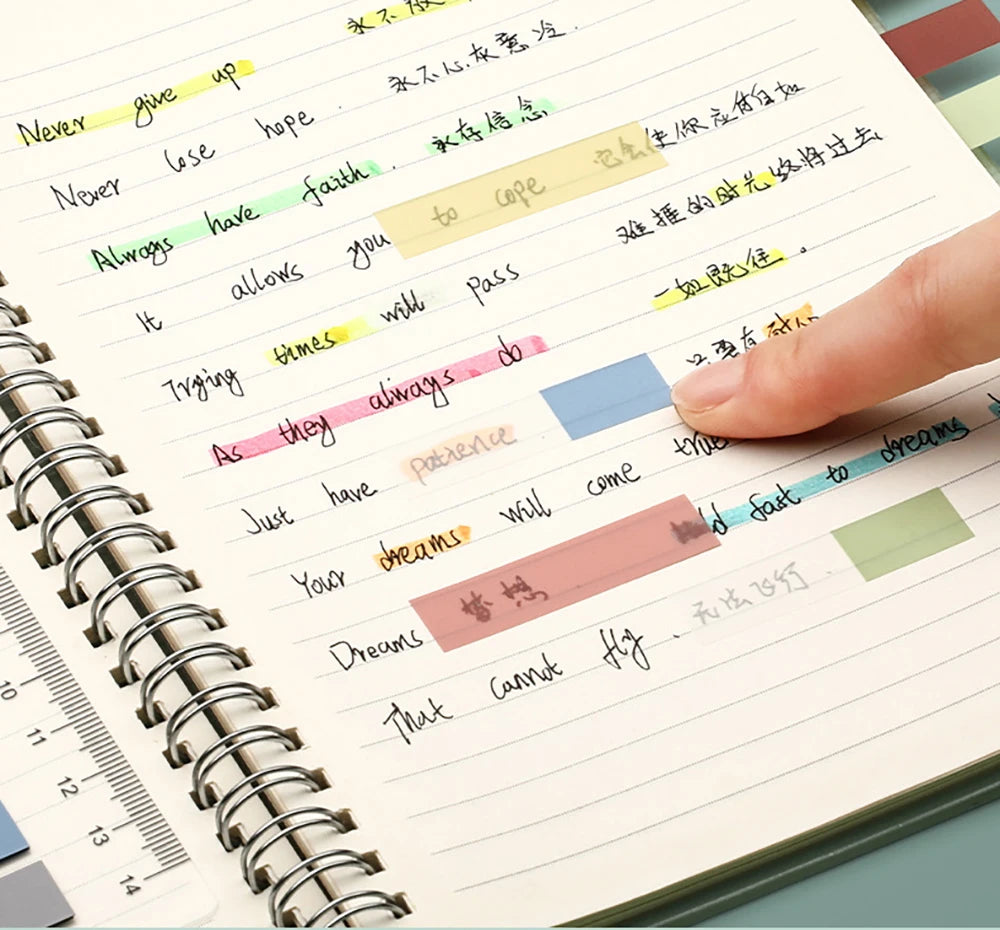 ELMAS Retro Morandi Sticky Notes Notepad School Supplies - Al Masam Stationery LLC