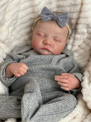 ELMAS 19" Reborn Baby Doll with Realistic 3D Skin and Hair - Al Masam Stationery LLC