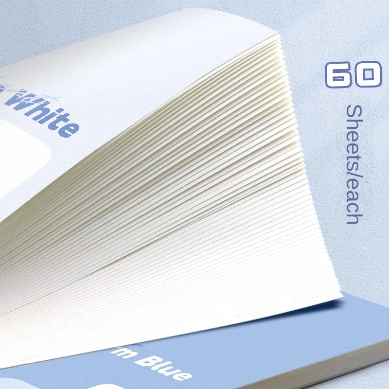 ELMAS A5 Coil Notebook Simple Blue Cute Notebook for Students - Al Masam Stationery LLC