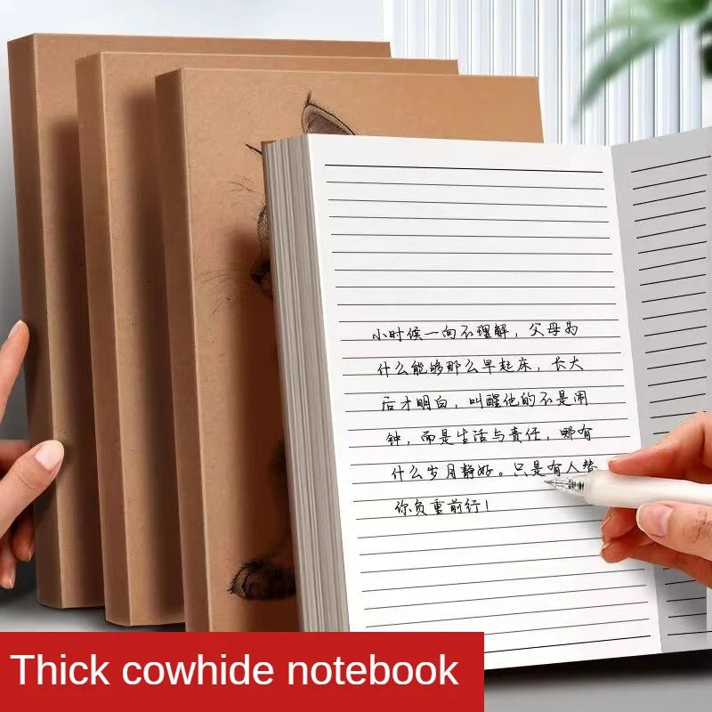 ELMAS A5 Thick Kraft Paper Notebook for Postgraduate Exams - Al Masam Stationery LLC