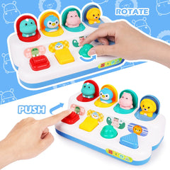 ELMAS Interactive Activity Pop Up Toy for Baby Learning