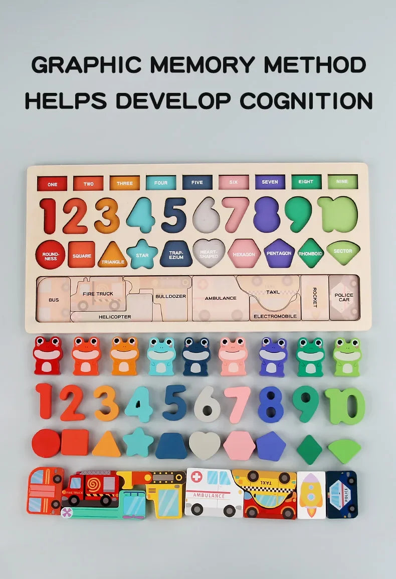 ELMAS: Montessori Educational Busy Board for Kids - Al Masam Stationery LLC