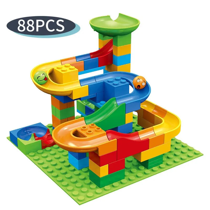 ELMAS Creative Marble Run Building Blocks Set - Al Masam Stationery LLC