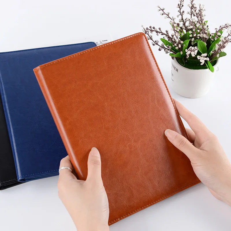 ELMAS Premium Leather Clipboard Padfolio for Professionals - Al Masam Stationery LLC