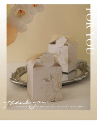 ELMAS Gift Boxes Wedding Favors Gardenia Flower Box