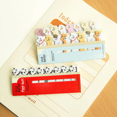 ELMAS Cute Cartoon Animal Sticky Notes & Memo Pad Set