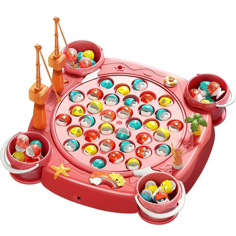 ELMAS Kids Magnetic Fishing Play Toy with Music Fun - Al Masam Stationery LLC