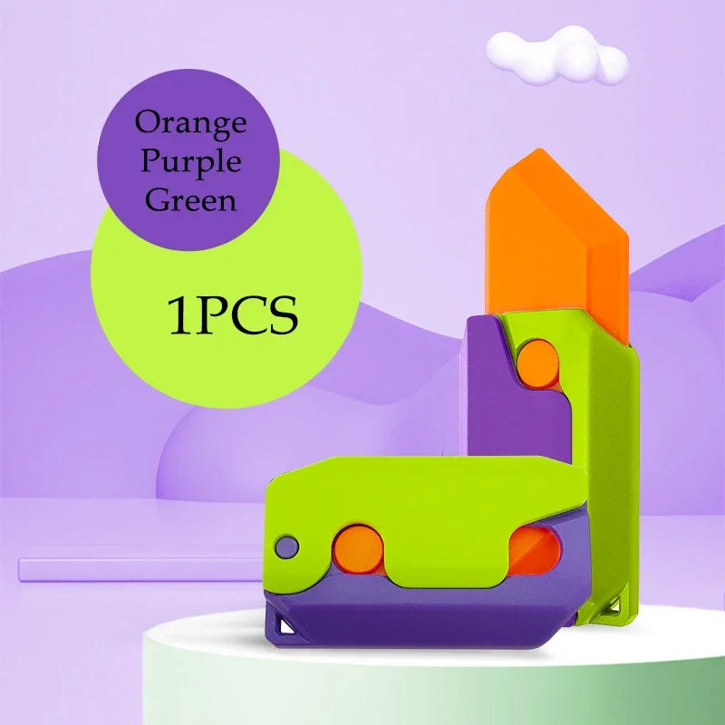 ELMAS 3D Carrot Fidget Knife - Fun Stress Relief Toy - Al Masam Stationery LLC