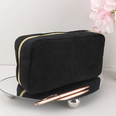 ELMAS Stylish Corduroy Pencil Case for All Ages