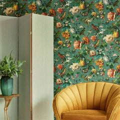 ELMAS American Style Garden Flowers 3D Wallpaper Mural - Al Masam Stationery LLC
