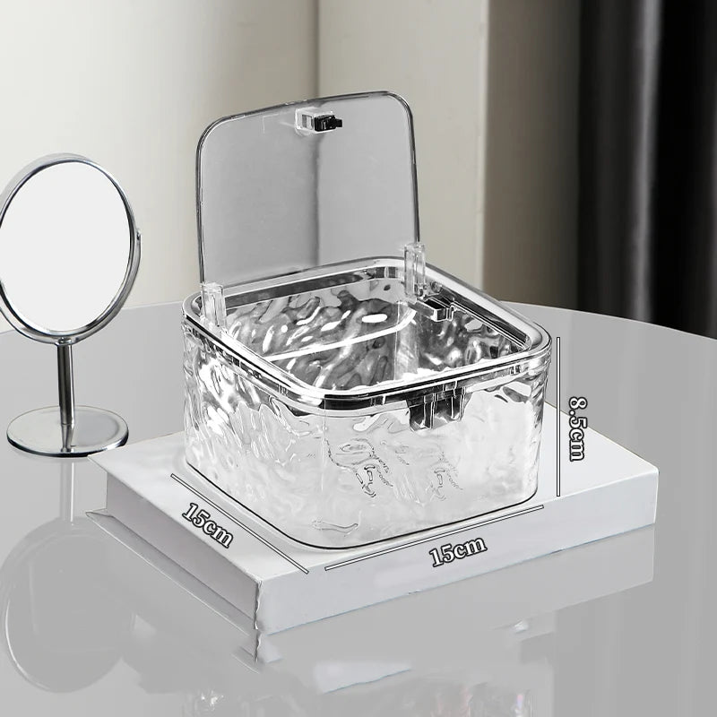 ELMAS Clear Hair Accessories Organizer Acrylic Storage Box - Al Masam Stationery LLC