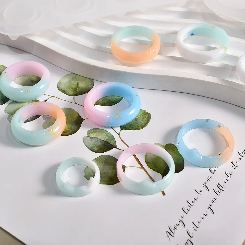 ELMAS DIY Cat Ear Epoxy Resin Ring Mold for Handmade Jewelry - Al Masam Stationery LLC