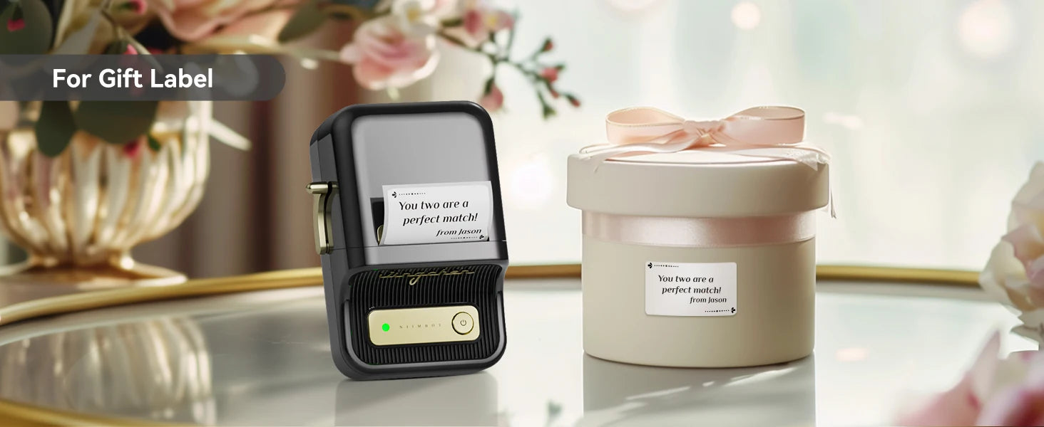 ELMAS Wireless Mini Thermal Label Printer for Home & DIY - Al Masam Stationery LLC