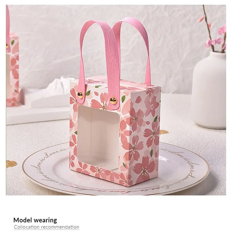 ELMAS Pink Cherry Blossom Candy Gift Boxes 10-100Pcs - Al Masam Stationery LLC