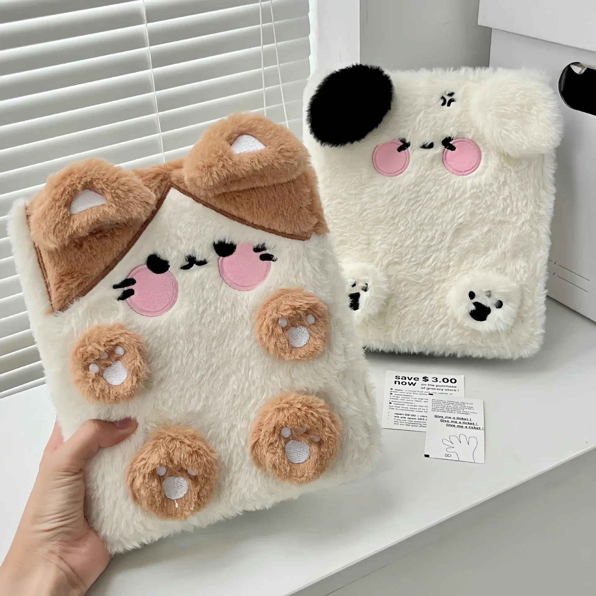 ELMAS A6 Binder Photocard Holder Cute Plush Album Kpop - Al Masam Stationery LLC