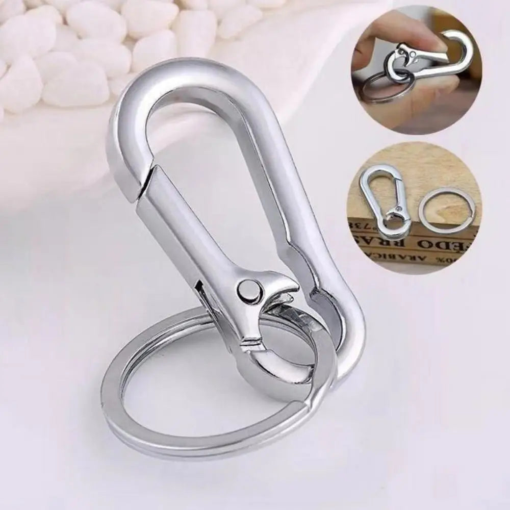 ELMAS Stylish Stainless Steel Gourd Keychain Clip - Al Masam Stationery LLC