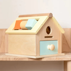 ELMAS Montessori Toys Wooden Object Permanence Box 5 in 1 - Al Masam Stationery LLC