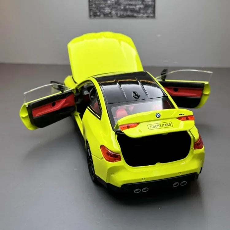 ELMAS BMW M4 Alloy 1:24 Scale Diecast Toy Car Gift - Al Masam Stationery LLC