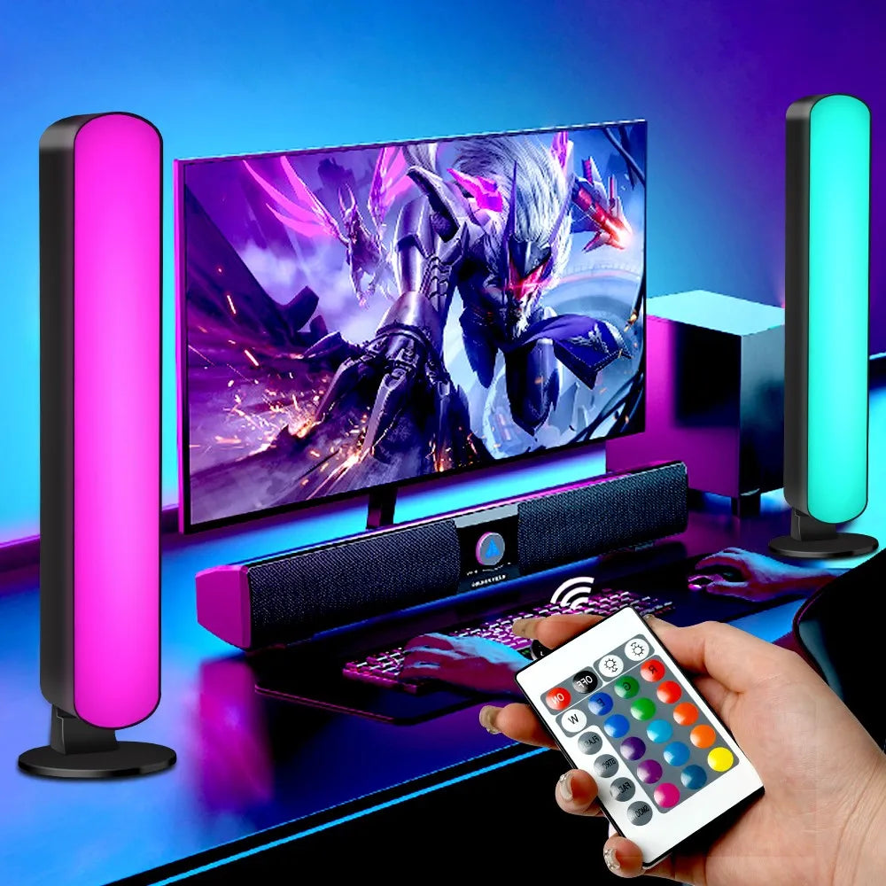 ELMAS RGB Music Rhythm LED Ambient Lamp with App Control - Al Masam Stationery LLC