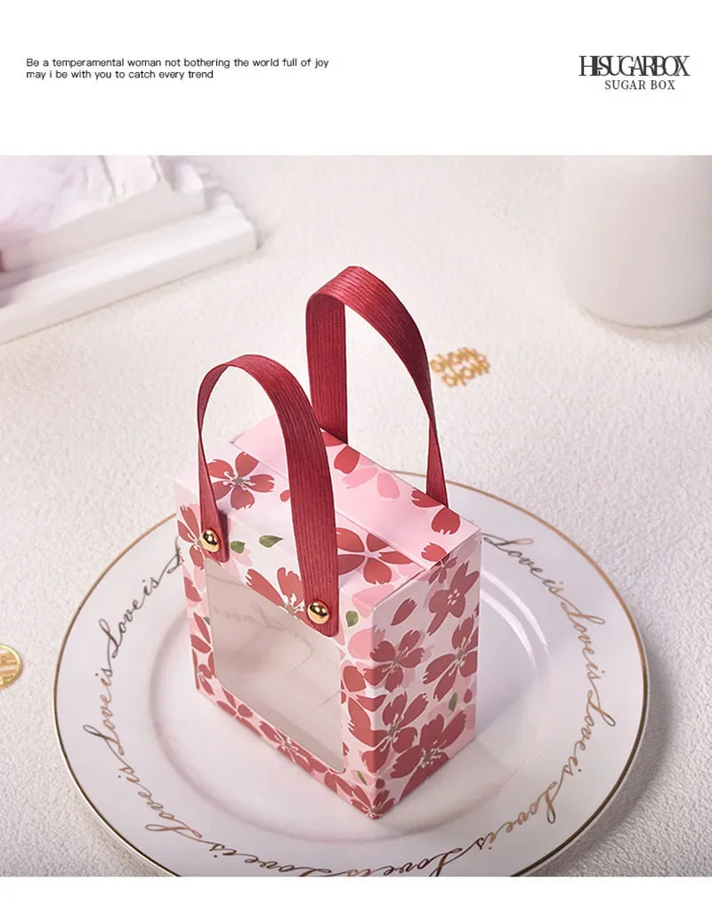 ELMAS Pink Cherry Blossom Candy Gift Boxes 10-100Pcs - Al Masam Stationery LLC