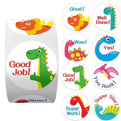 ELMAS Vibrant Animal Stickers for Praise & Rewards